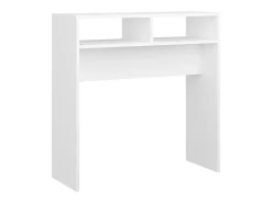 Consola*vidaxl Mesa consola 78x30x80 cm derivados de madeira Branco