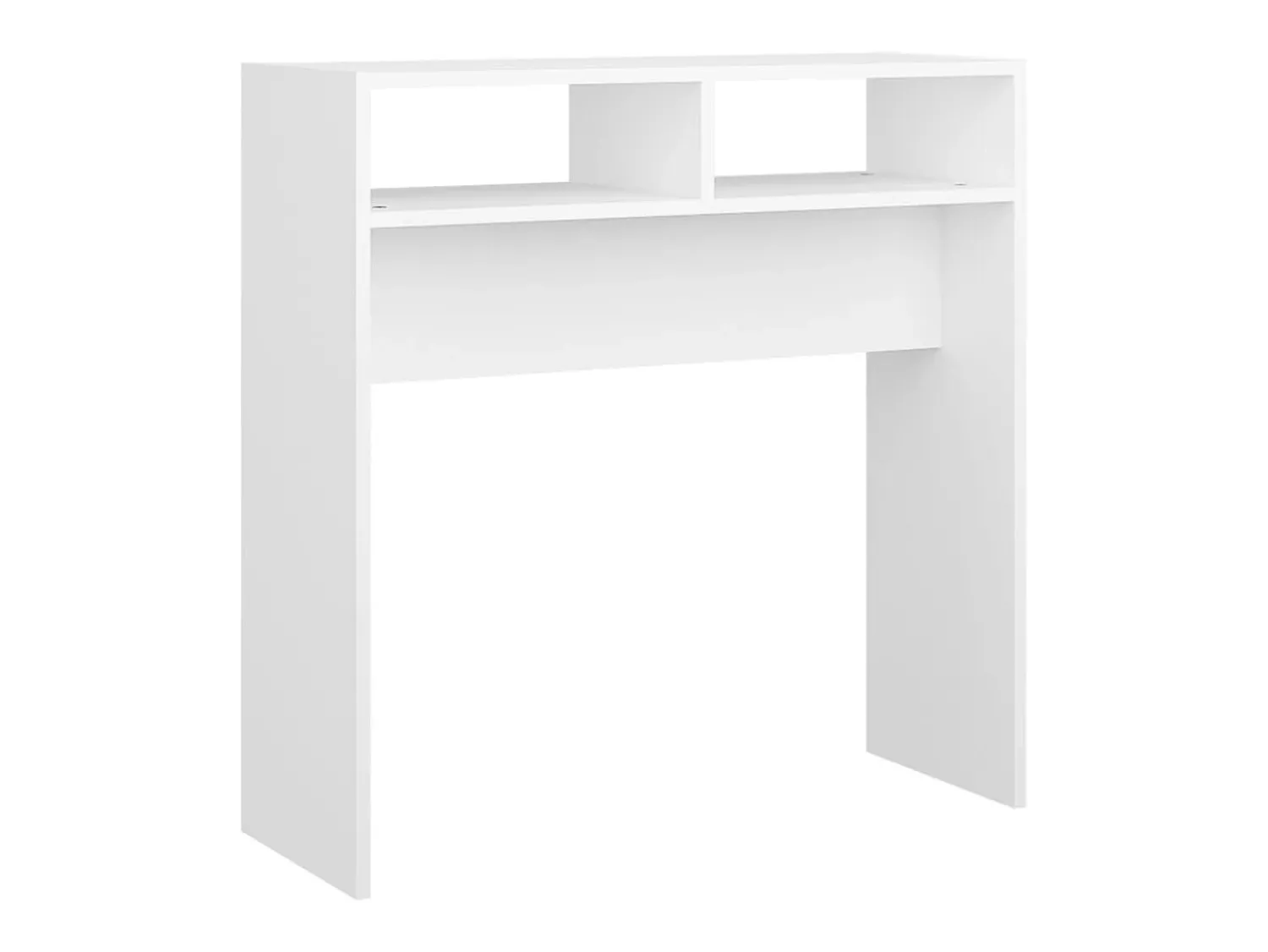 Consola*vidaxl Mesa consola 78x30x80 cm derivados de madeira Branco