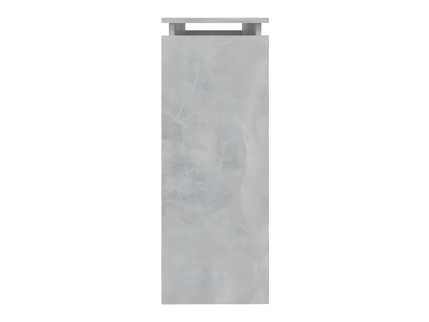 Consola* Mesa consola 102x30x80 cm derivados de madeira cimento PT853084 Cinzento