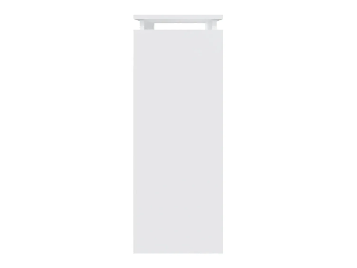 New Mesa consola 80x30x80 cm derivados de madeira PT239611 Branco