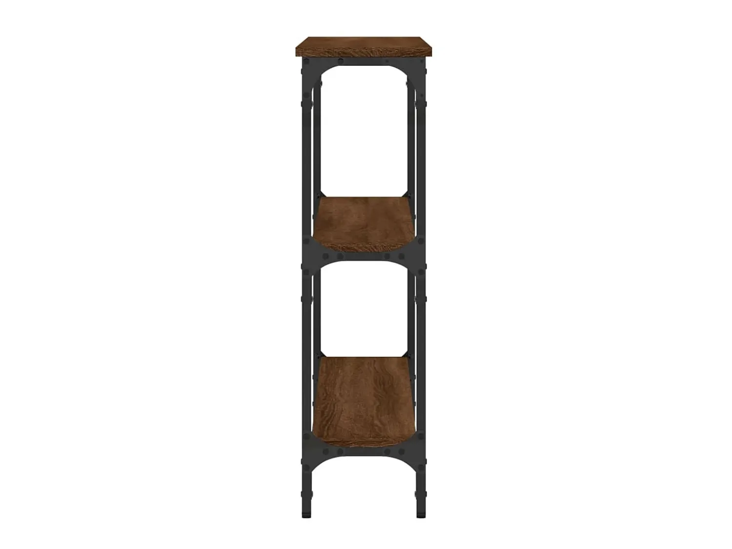 Mesa consola 100x22,5x75 cm derivados madeira carvalho PT957468^ Consola