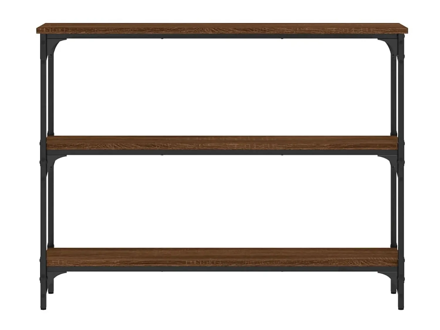 Mesa consola 100x22,5x75 cm derivados madeira carvalho PT957468^ Consola
