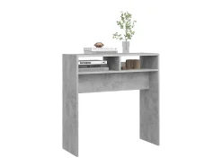 Consola*vidaxl Mesa consola 78x30x80 cm derivados de madeira cimento Cinzento