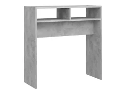 Consola*vidaxl Mesa consola 78x30x80 cm derivados de madeira cimento Cinzento