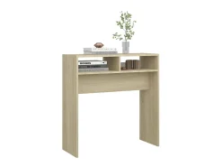Sale vidaxl Mesa consola 78x30x80 cm derivados de madeira carvalho sonoma Natural claro