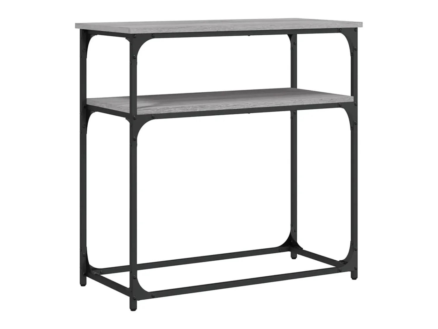 Best Mesa consola 75x35,5x75 cm derivados de madeira sonoma PT599946 Cinzento