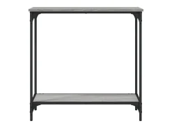 Consola*vidaxl Mesa consola 75x30,5x75 cm derivados de madeira sonoma Cinzento