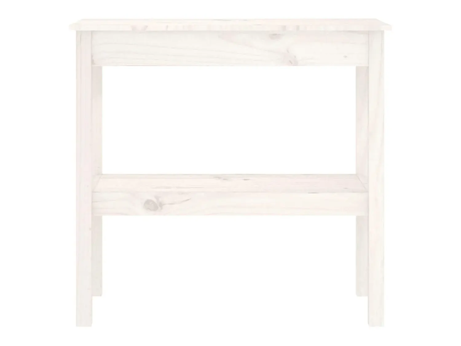 vidaxl Mesa consola 80x40x75 cm madeira de pinho maciça^ Consola