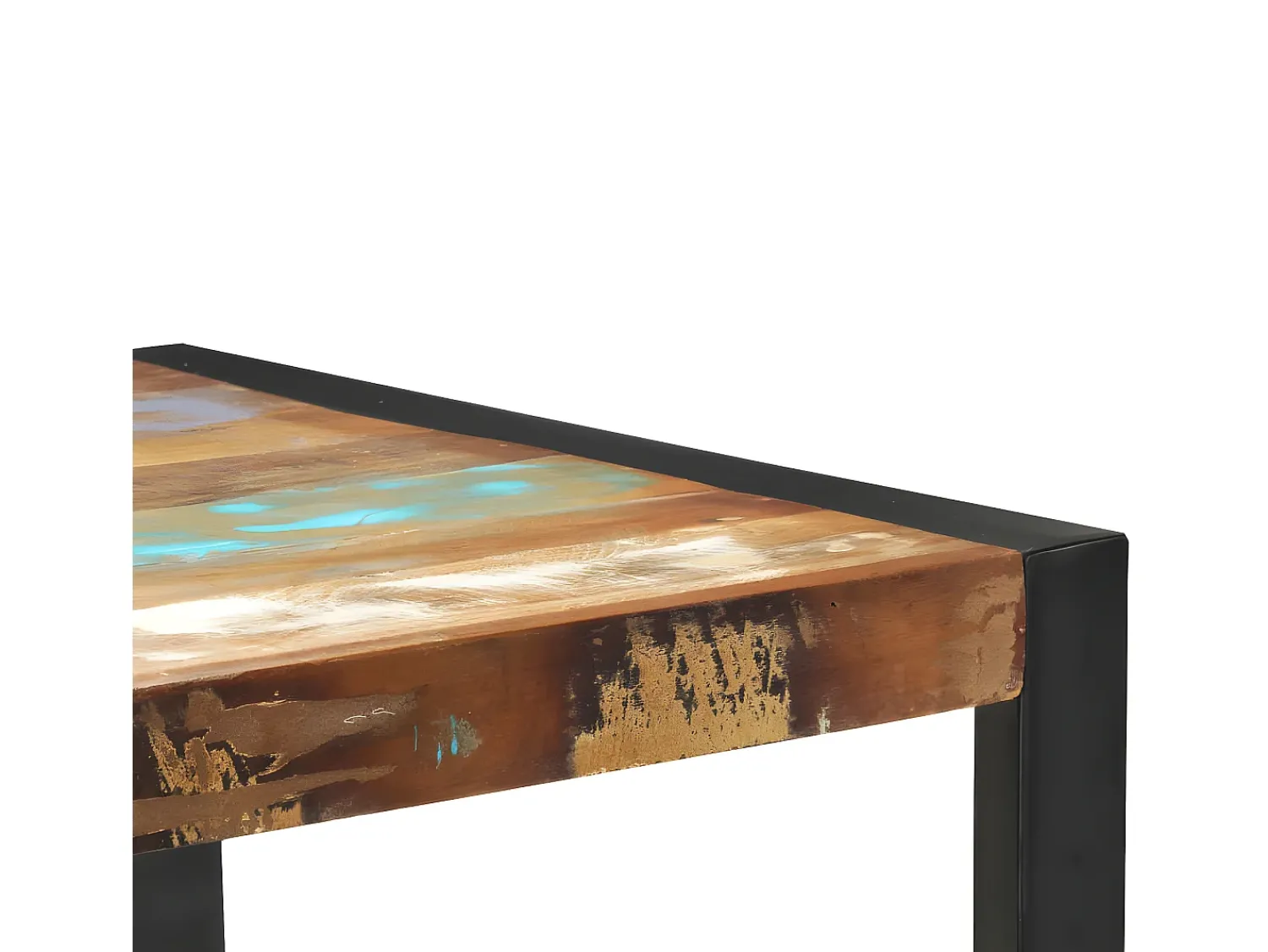Best Mesa consola 110x35x76 cm madeira recuperada maciça PT838011 Castanho