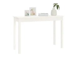 Mesa consola 110x40x75 cm madeira de pinho maciça PT779134^ Consola