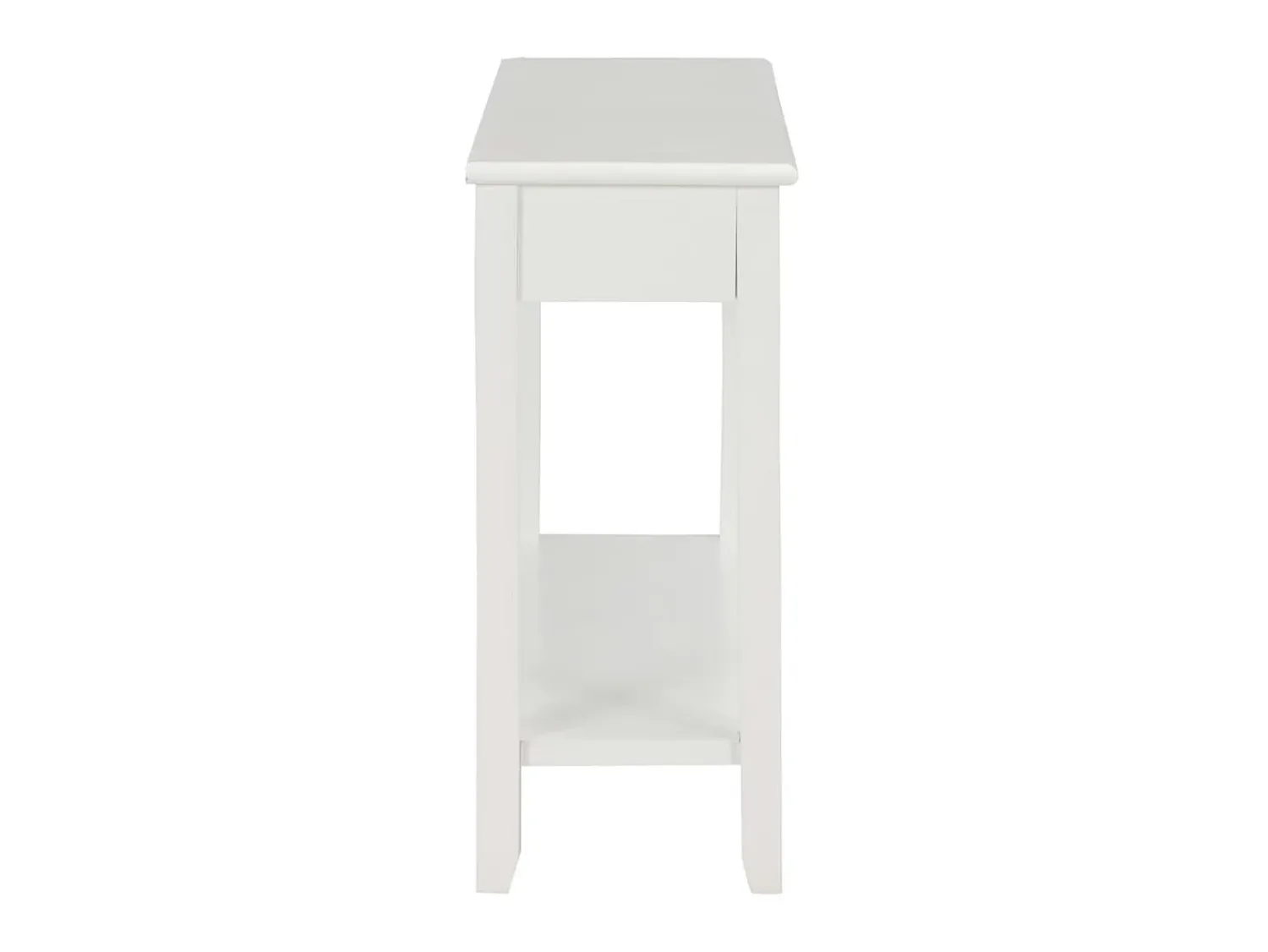 Consola* Mesa consola 110x35x80 cm madeira PT526075 Branco