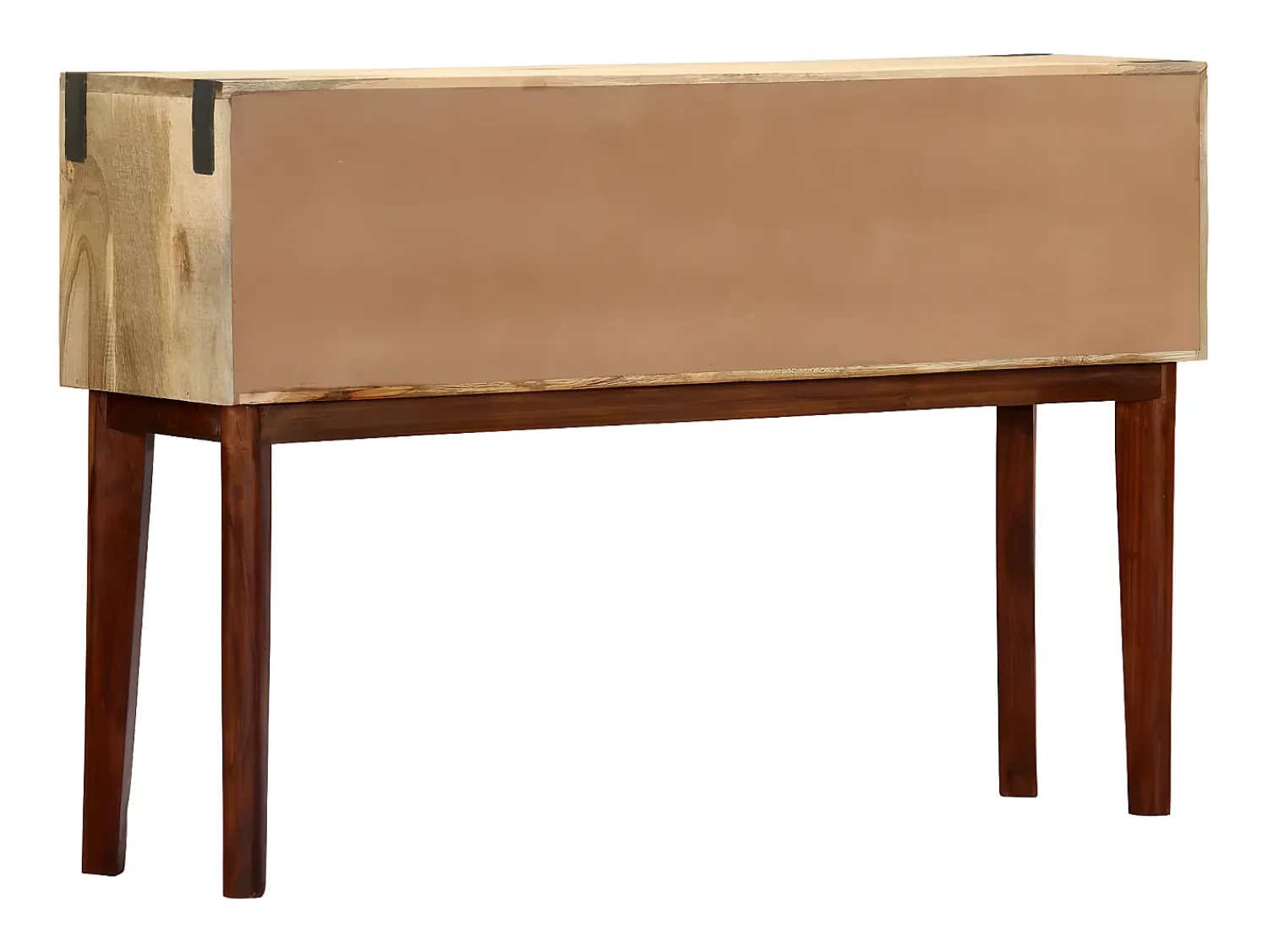 Mesa consola 115x30x76 cm madeira de mangueira áspera maciça PT199346^ Consola