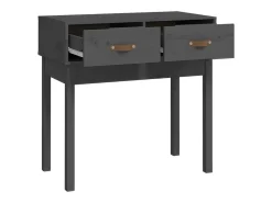 vidaxl Mesa consola 76,5x40x75 cm madeira de pinho maciça^ Consola