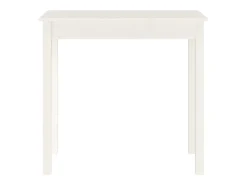 Clearance vidaxl Mesa consola 80x40x75 cm madeira de pinho maciça Branco