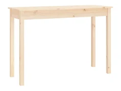 Consola|vidaxl Mesa consola 110x40x75 cm madeira de pinho maciça Natural claro
