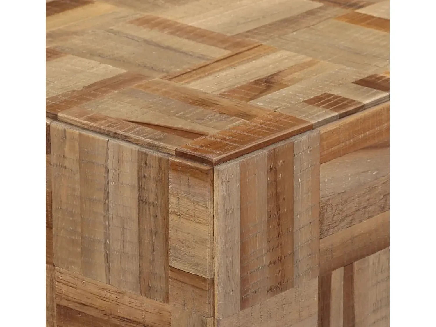 Consola*vidaxl Mesa consola 110x34x80 cm madeira de teca recuperada maciça Cinzento