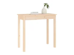 Outlet Mesa consola 80x40x75 cm madeira de pinho maciça PT346970 Castanho