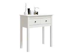 Best Mesa consola 70x35x75 cm pinho maciço PT463582 Branco
