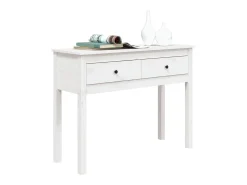 vidaxl Mesa consola 100x35x75 cm pinho maciço^ Consola