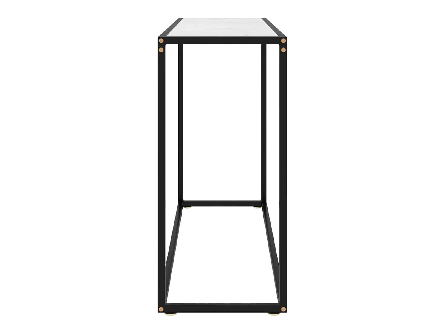 Discount Mesa consola 100x35x75 cm vidro temperado PT231842 Branco