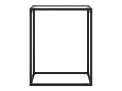 Consola|vidaxl Mesa consola 60x35x75 cm vidro temperado Transparente
