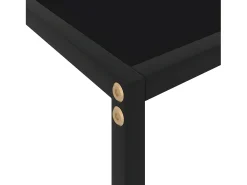 Mesa consola 80x35x75 cm vidro temperado PT526794^ Consola