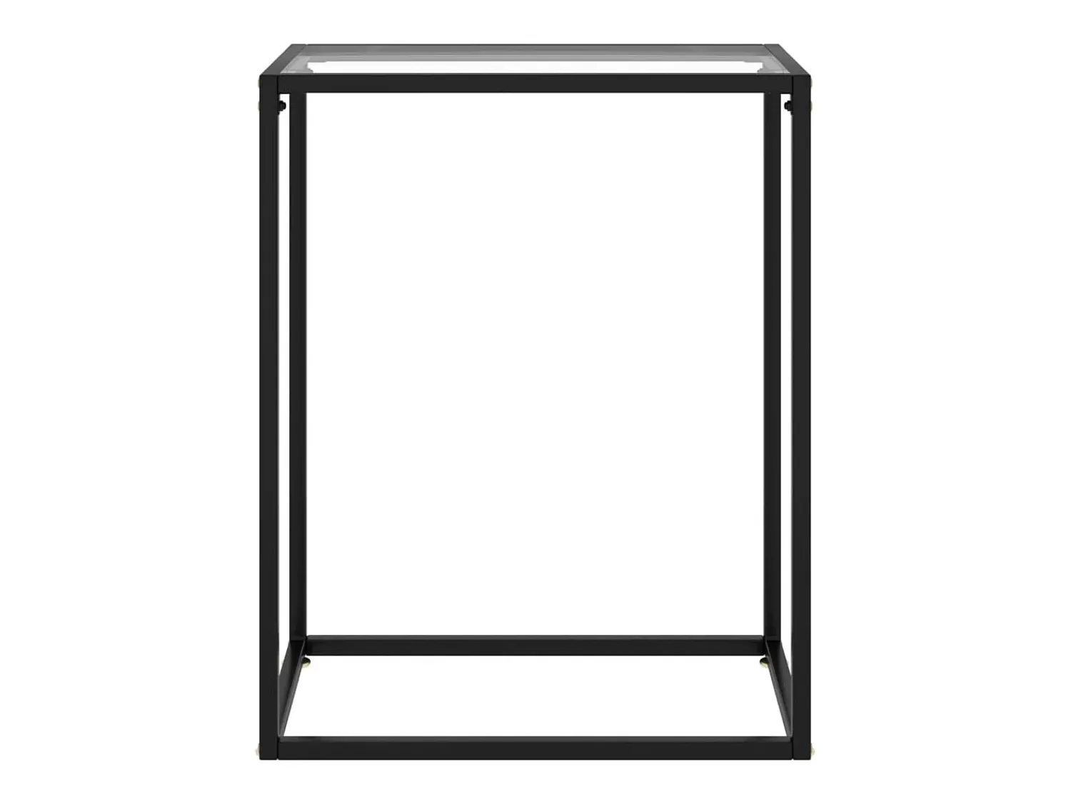 Consola| Mesa consola 60x35x75 cm vidro temperado PT794011 Transparente
