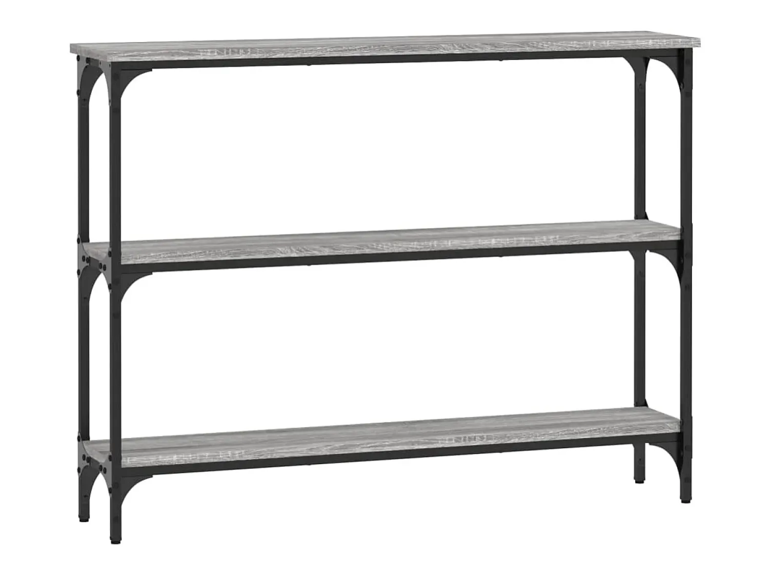 Sale Mesa consola 100x22,5x75cm derivados de madeira sonoma PT893361 Cinzento