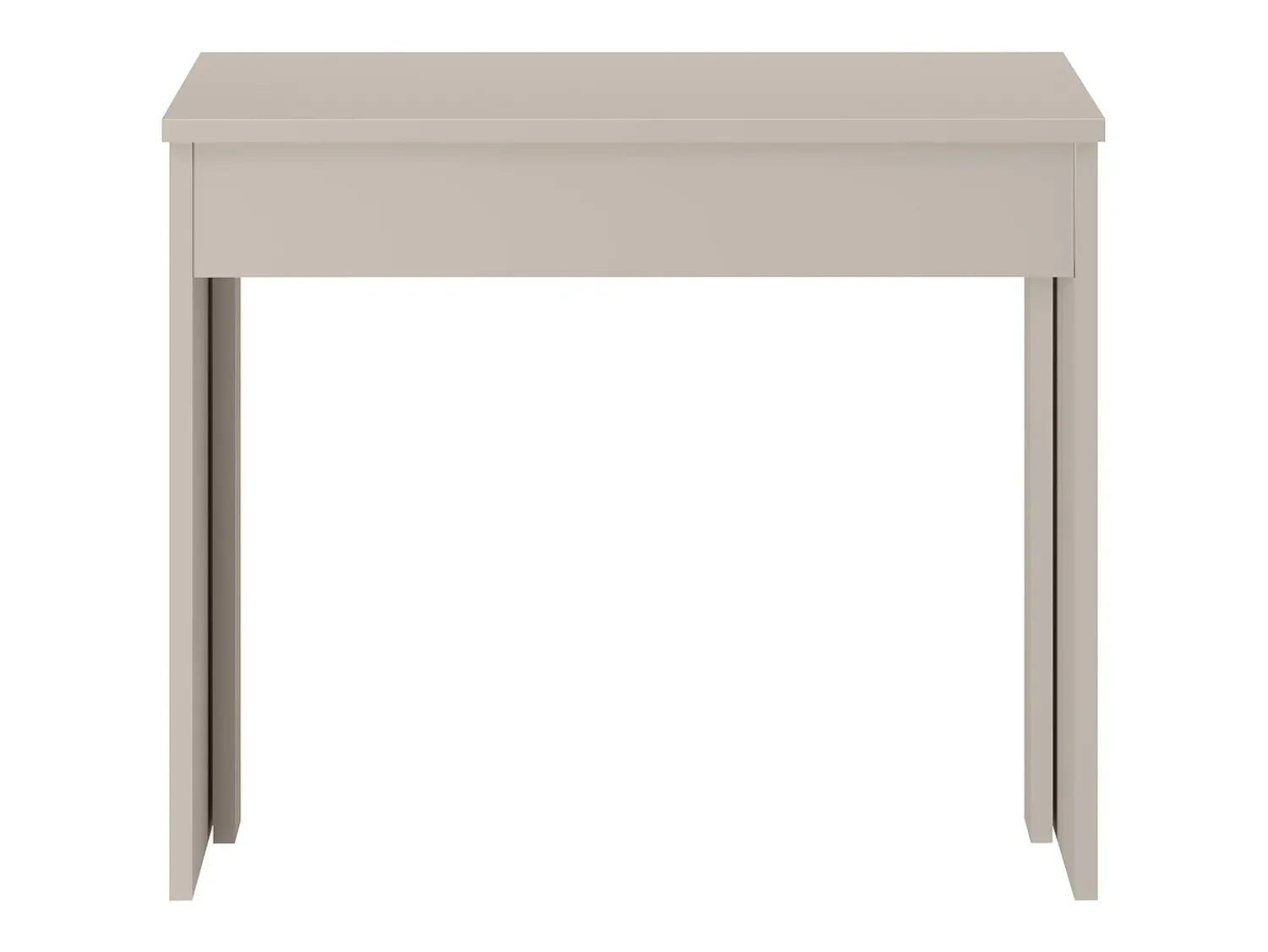 Vente-unique Mesa console extensível 12 lugares - 6 extensões - - ONEGA Bege