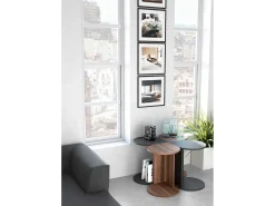 Mesa De Apoio*Herdasa Mesa de apoio - A62cm x L46cm x P55cm nogueira -Trébol Castanho