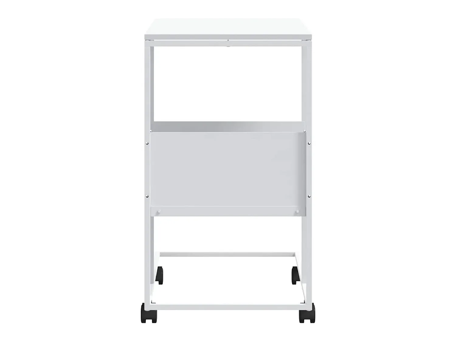 Mesa De Apoio|vidaxl Mesa de apoio c/ rodas 55x36x63,5cm derivados de madeira Branco