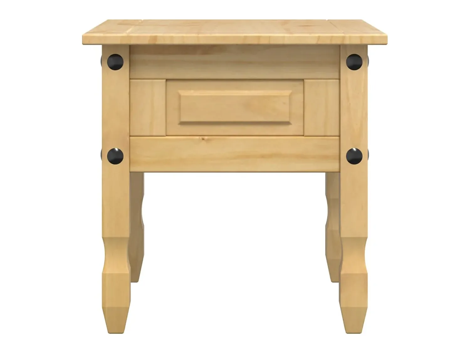 Mesa De Apoio|vidaxl Mesa de apoio Corona 50x50x50 cm madeira de pinho maciça Natural claro