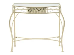 Mesa De Apoio|vidaxl Mesa de apoio de estilo francês metal 82x39x76 cm Dourado