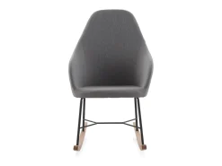 Mesa de apoio em madeira de olmo antigo com pernas de metal Castanho