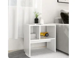 Mesa De Apoio*vidaxl Mesa de apoio 50x30x50 cm contraplacado Branco