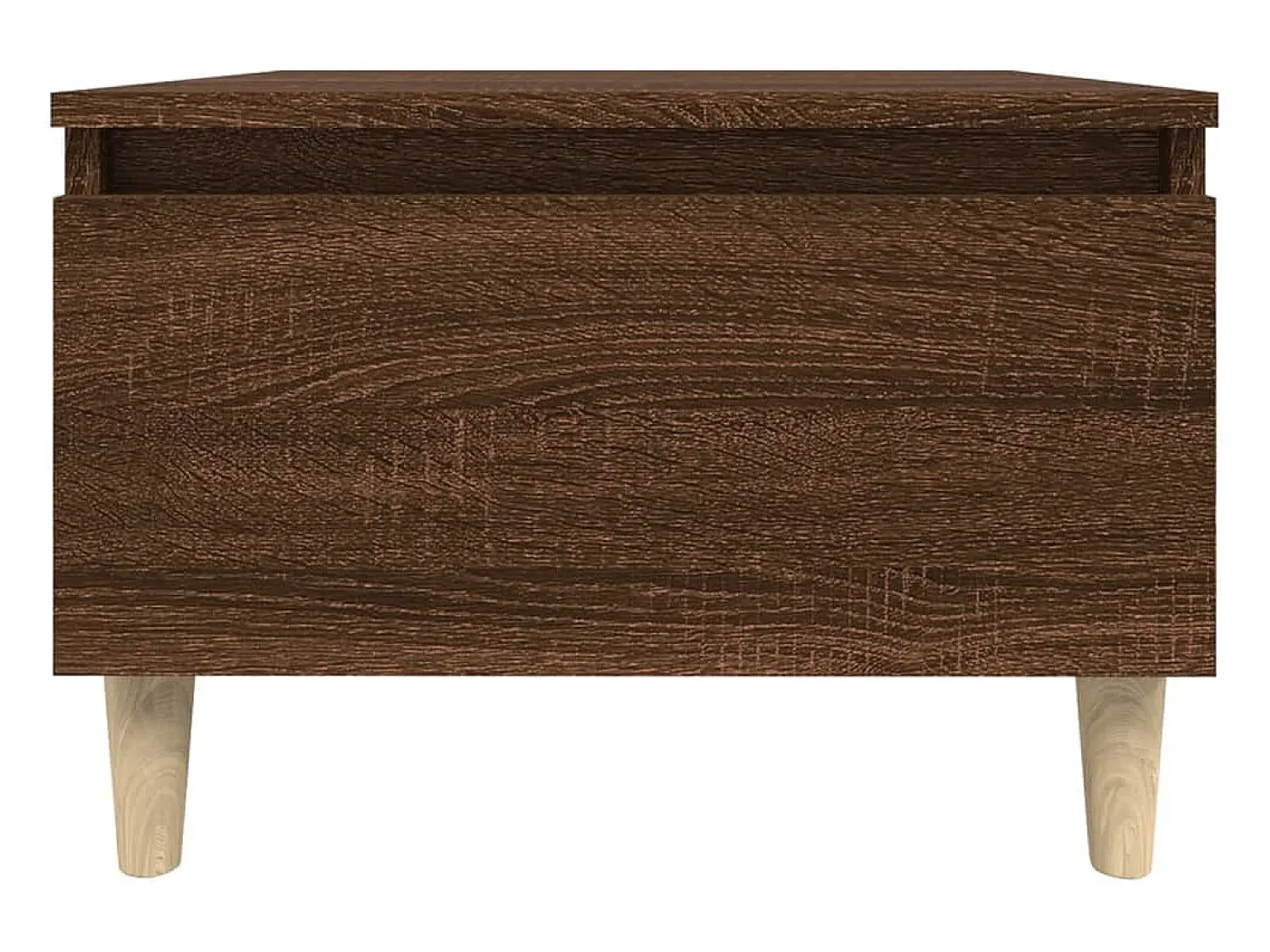 Mesa De Apoio*vidaxl Mesa de apoio 50x46x35 cm derivados madeira carvalho castanho Natural claro