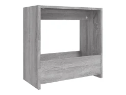 Mesa De Apoio|vidaxl Mesa de apoio 50x26x50 cm derivados de madeira sonoma Cinzento