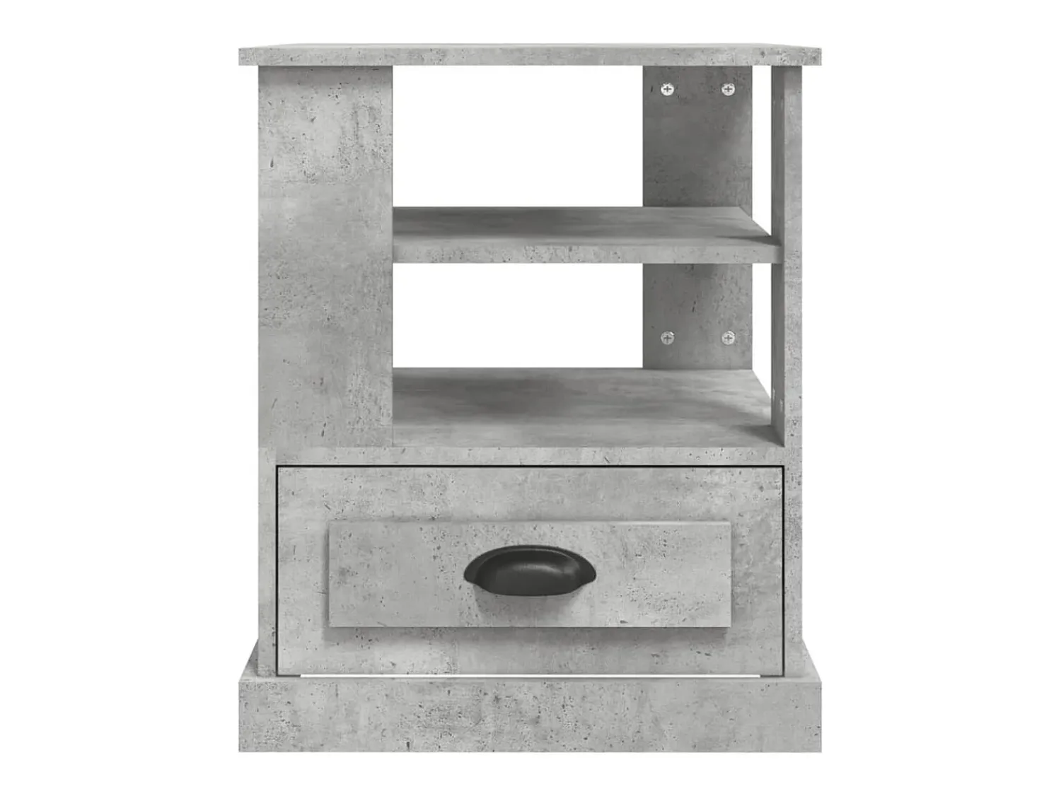 vidaxl Mesa de apoio 50x50x60 cm derivados de madeira -cimento^ Mesa De Apoio