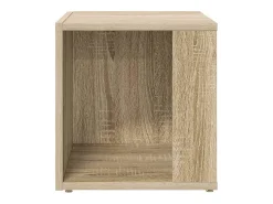 Mesa De Apoio|vidaxl Mesa de apoio 33x33x34,5 cm derivados madeira carvalho sonoma Natural claro
