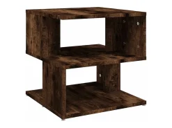 Mesa De Apoio*vidaxl Mesa de apoio 40x40x40 cm derivados de madeira carvalho fumado Natural claro