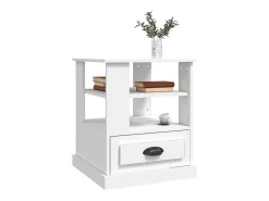 Mesa De Apoio|vidaxl Mesa de apoio 50x50x60 cm derivados de madeira Branco