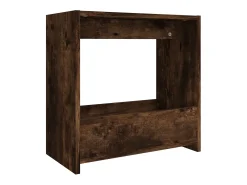 Mesa De Apoio|vidaxl Mesa de apoio 50x26x50 cm derivados de madeira carvalho fumado Natural claro