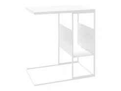 Mesa De Apoio| Mesa de apoio 55x36x59,5 cm derivados de madeira PT767433 Branco