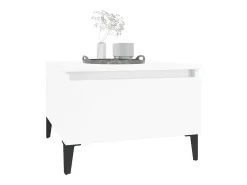 vidaxl Mesa de apoio 50x46x35 cm derivados de madeira brilhante^ Mesa De Apoio