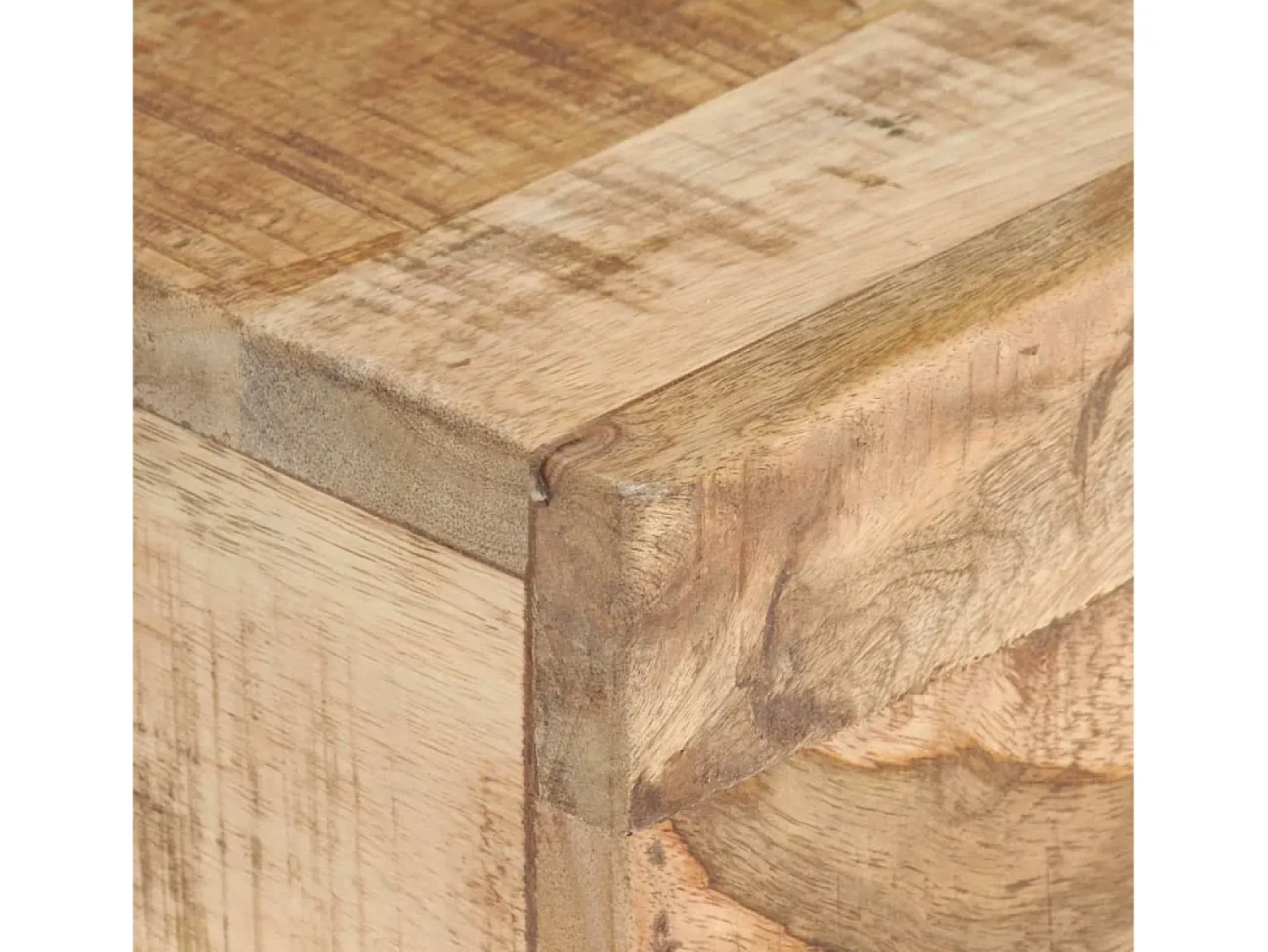 Mesa De Apoio|vidaxl Mesa de apoio 40x30x50 cm madeira de mangueira áspera maciça Natural claro