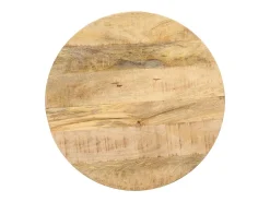 Mesa de apoio 48x48x56 cm madeira de mangueira maciça PT189975^ Mesa De Apoio