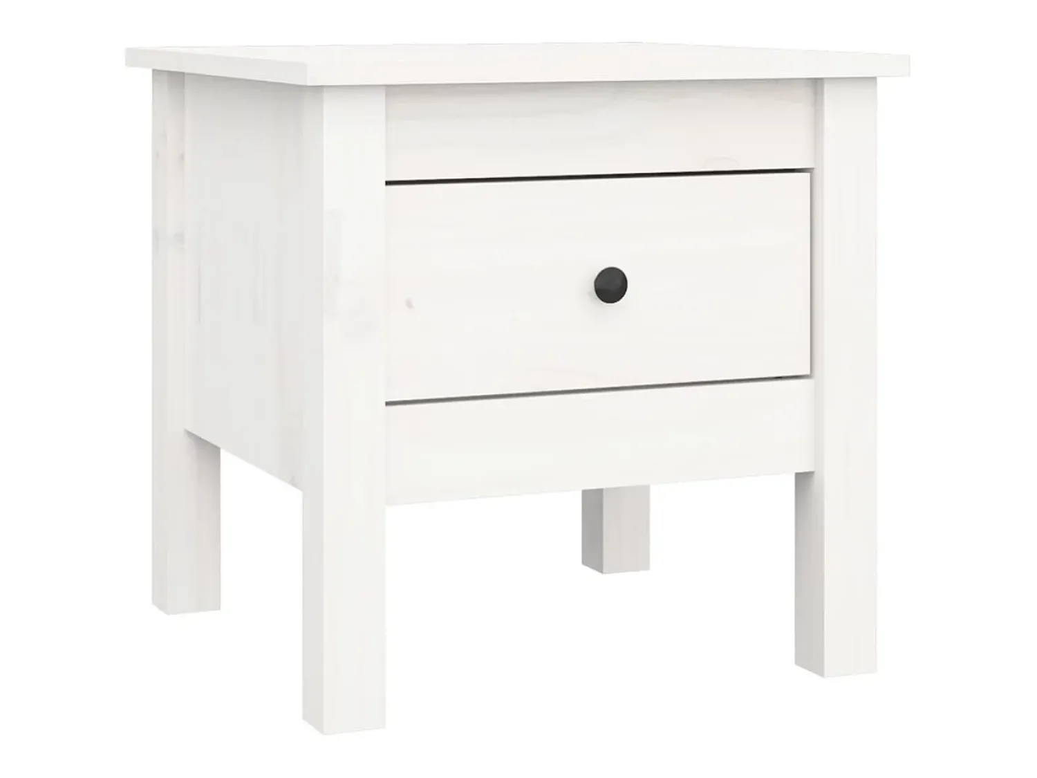 vidaxl Mesa de apoio 40x40x39 cm pinho maciço^ Mesa De Apoio