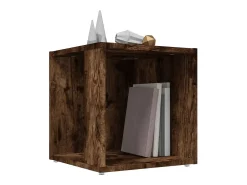 Mesa De Apoio*vidaxl Mesa de apoio 33x33x34,5cm derivados de madeira carvalho fumado Natural claro