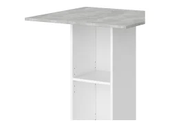 Móvel De Bar*Vicco Mesa de bar betão 70x70x109 rodeo Cinzento claro