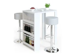 Móvel De Bar|Vicco Mesa de bar 57x80x106 Branco